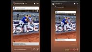 Screenshots of Charlise Springer and Nathalie's Instagram Stories (Images from - Instagram.com/@charlisespringer, Instagram.com/@nathalii30)